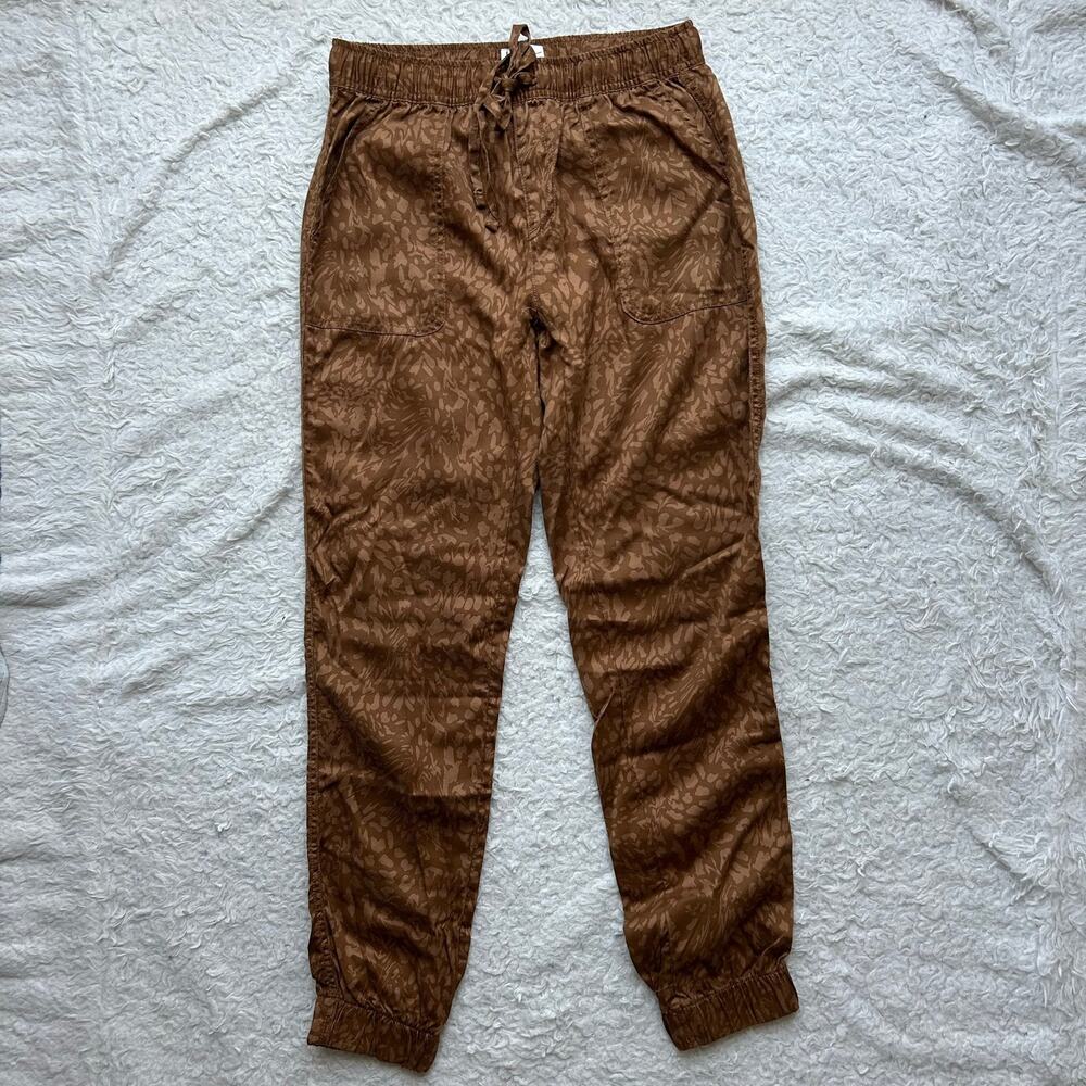 Nicole Miller Brown Printed Joggers Size XS